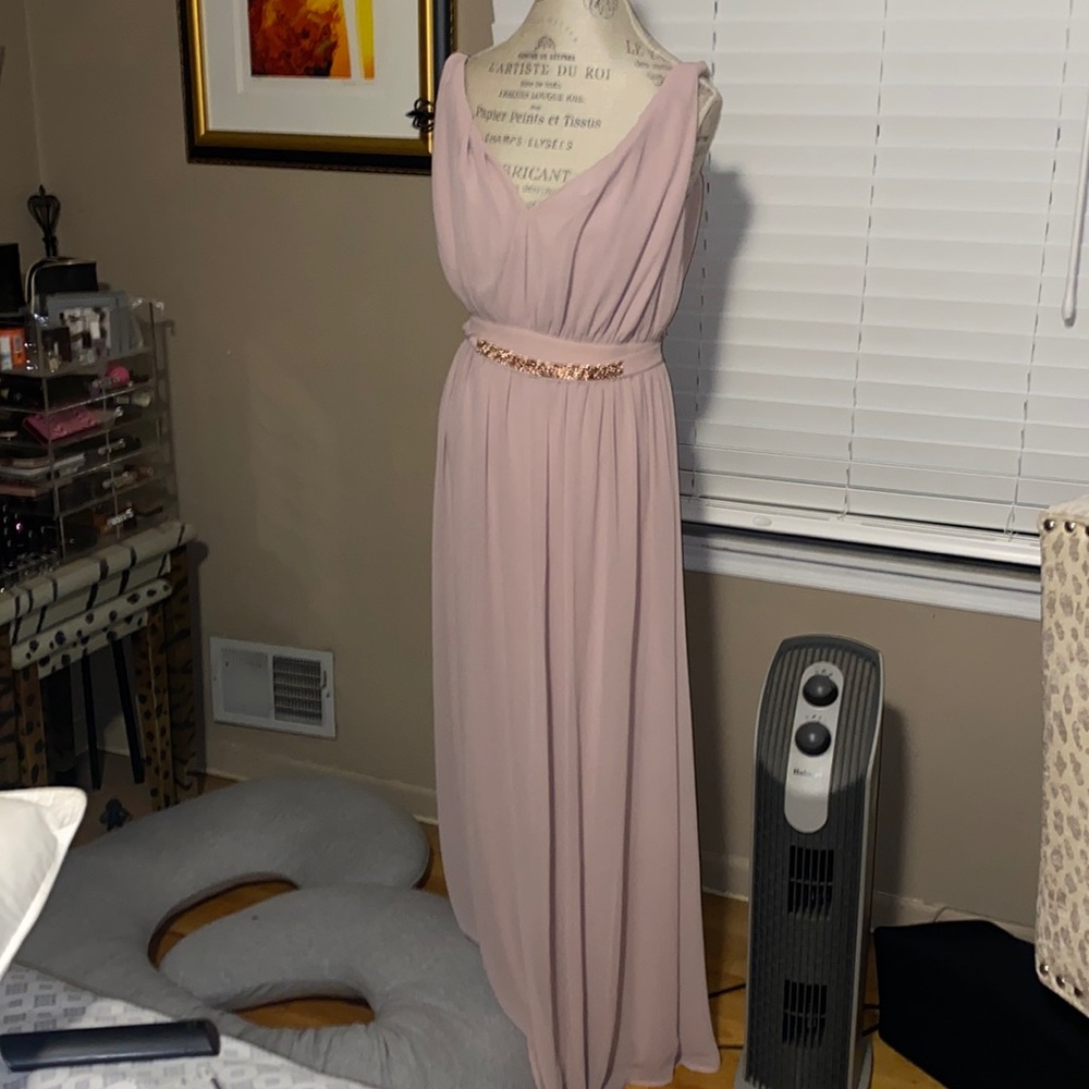 Express Chiffon Dress with Belt - 8 NWT